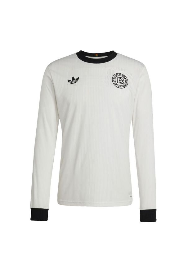 Adidas - Koszulka Germany Anniversary Long Sleeve. Kolor: biały, czarny, wielokolorowy. Materiał: materiał. Długość rękawa: długi rękaw