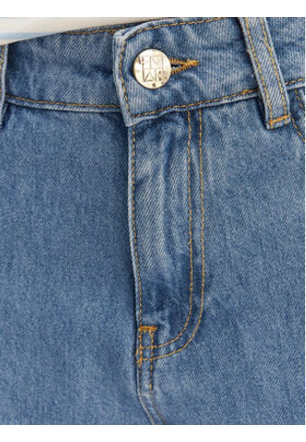 Marella Jeansy Agitare 2615181101 Niebieski Mom Fit. Kolor: niebieski