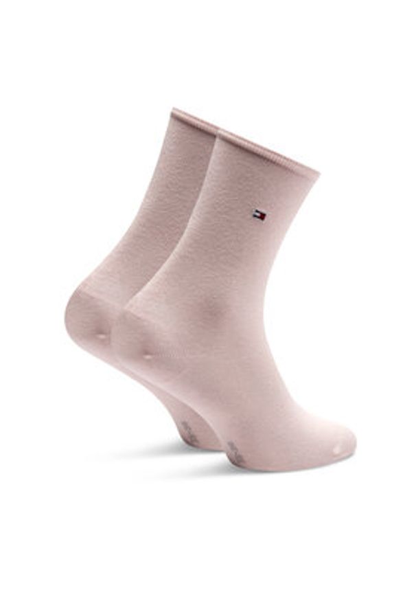 TOMMY HILFIGER - Tommy Hilfiger Skarpety długie 371221107 Różowy. Kolor: różowy. Materiał: bawełna