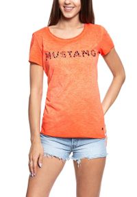 Mustang - MUSTANG T SHIRT DAMSKI Alexia C Print 1009029 7097. Wzór: nadruk #4