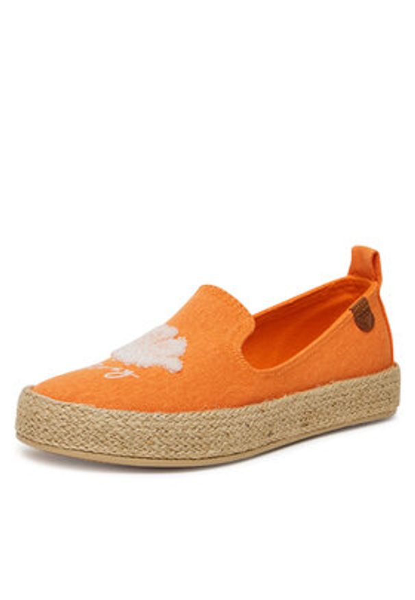 Roxy Espadryle CSS20547-02 Pomarańczowy. Kolor: pomarańczowy. Materiał: materiał