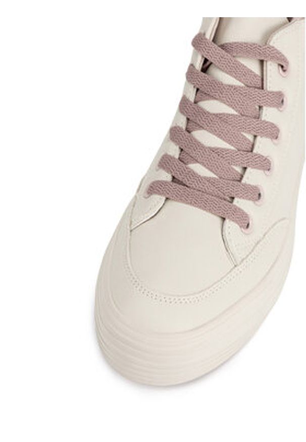 Jenny Fairy Sneakersy WFA3010-1 Écru. Materiał: skóra