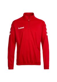 Bluza sportowa Hummel Core 1/2 Zip Sweat. Kolor: czerwony. Sport: fitness