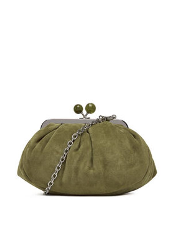 Weekend Max Mara Torebka 2525516164650 Khaki. Kolor: brązowy. Materiał: zamszowe, skórzane