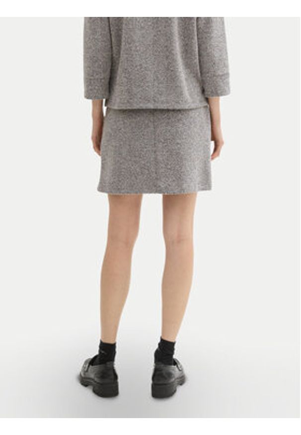 Tom Tailor Spódnica mini 1043892 Szary Regular Fit. Kolor: szary. Materiał: syntetyk, bawełna