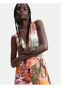 Desigual Kombinezon Swim Nasau 26SWPW53 Kolorowy Regular Fit. Materiał: wiskoza. Wzór: kolorowy #4