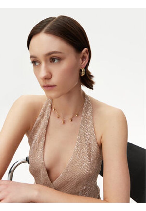 Guess Kolczyki JUBE0 5236JW Złoty. Materiał: metalowe. Kolor: złoty