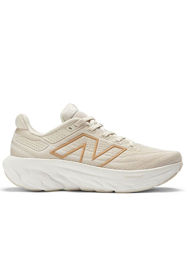 Buty New Balance Fresh Foam 1080 v13 W108013T - beżowe. Kolor: beżowy. Materiał: guma. Sport: fitness, bieganie