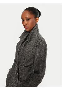 Oui - OUI Płaszcz przejściowy 88952 Szary Regular Fit. Kolor: szary. Materiał: syntetyk #4