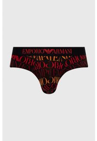 Emporio Armani Underwear slipy męskie kolor czarny. Kolor: czarny