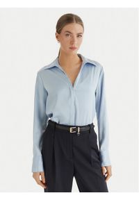 Calvin Klein Koszula LV044F129G Błękitny Regular Fit. Kolor: niebieski. Materiał: syntetyk #1