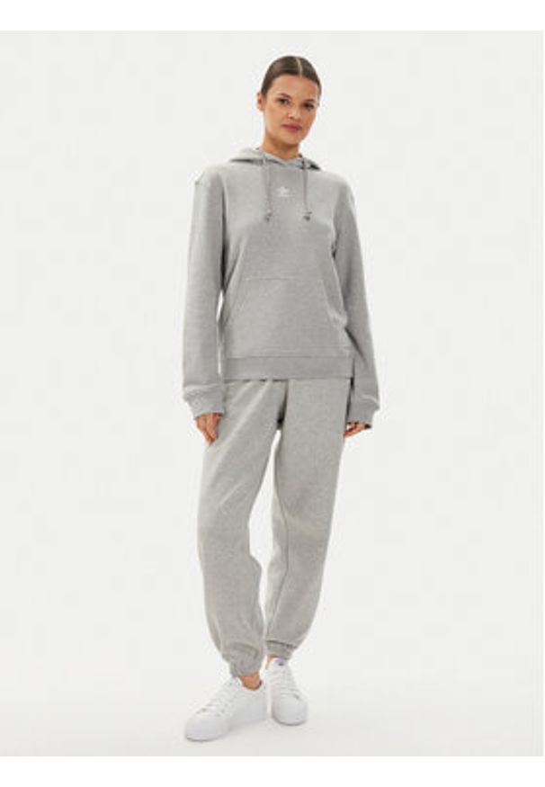 Adidas - adidas Spodnie dresowe Essentials Fleece IA6432 Szary Regular Fit. Kolor: szary. Materiał: bawełna
