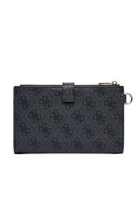 Guess Duży Portfel Damski Laurel II Slg SWSG74 59157 Szary. Kolor: szary. Materiał: skóra