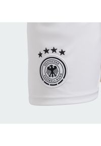 Adidas - Szorty Germany 24 Home Kids. Kolor: biały. Materiał: materiał