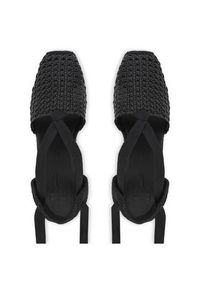 Weekend Max Mara Espadryle 2615521155670 Czarny. Kolor: czarny. Materiał: skóra #5