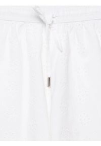 Big-Star - Szorty damskie bawełniane haftowane białe Balbine 100. Okazja: na co dzień. Kolor: biały. Materiał: bawełna. Wzór: haft. Styl: casual, elegancki #2