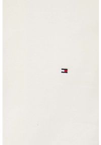 TOMMY HILFIGER - Tommy Hilfiger bluza męska kolor beżowy z kapturem gładka. Typ kołnierza: kaptur. Kolor: beżowy. Wzór: gładki #3