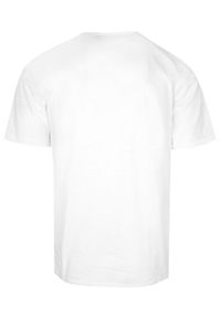 Męski T-Shirt - Pako Jeans - Biała z Niewielkim Nadrukiem. Okazja: na co dzień. Kolor: biały. Materiał: bawełna. Wzór: nadruk. Styl: casual #2