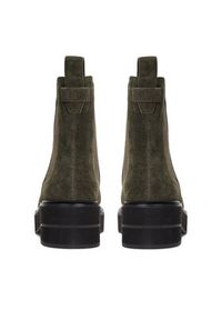 Lauren Ralph Lauren - LAUREN RALPH LAUREN Sztyblety 802951237002 Zielony. Kolor: zielony. Materiał: skóra, zamsz