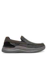 skechers - Skechers Półbuty Relaxed Fit: Hasting - Fielden 205066/BLK Czarny. Kolor: czarny. Materiał: materiał #1