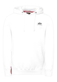 Alpha Industries Bluza Basic 196318 Biały Regular Fit. Kolor: biały. Materiał: bawełna #1