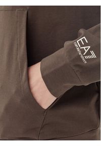 EA7 Emporio Armani Dres 7W000117 AF13135 U6139 Brązowy Regular Fit. Kolor: brązowy. Materiał: bawełna #3