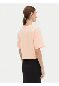 Pinko - PINKO T-Shirt 104882 A2HN Koralowy Regular Fit. Kolor: pomarańczowy. Materiał: bawełna #3