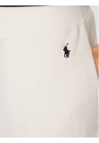 Polo Ralph Lauren Spodnie piżamowe 714899616001 Beżowy Regular Fit. Kolor: beżowy. Materiał: bawełna
