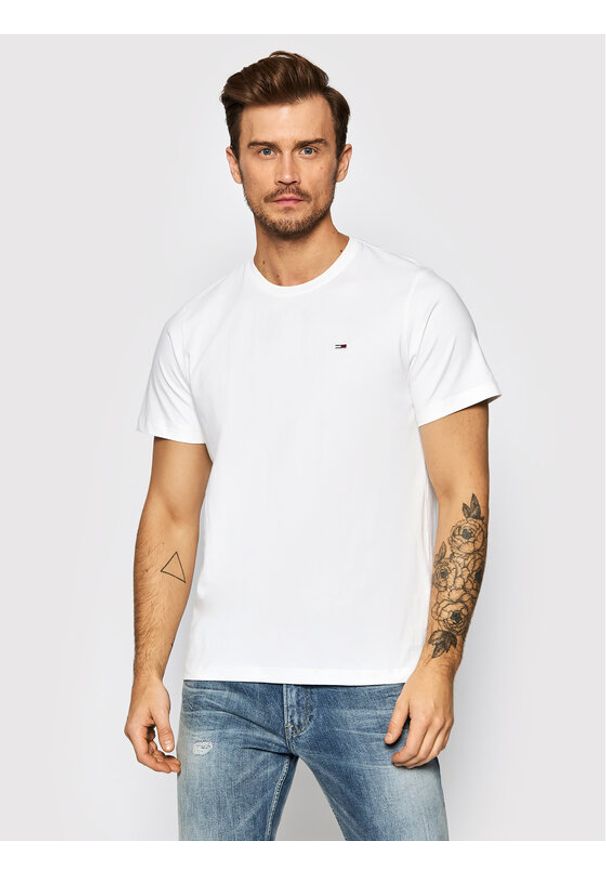 T-Shirt Tommy Jeans. Kolor: biały