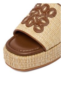 Nine West Klapki EO-259-8201 Beżowy. Kolor: beżowy. Materiał: syntetyk #4