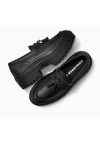 Buty sportowe Converse Chuck Taylor All Star Lugged Heel Loafer. Kolor: czarny. Materiał: materiał, skóra ekologiczna. Styl: sportowy. Model: Converse All Star #2