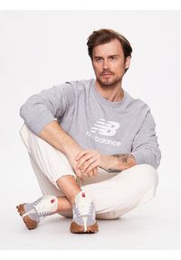 New Balance Bluza MT31538 Szary Relaxed Fit. Kolor: szary. Materiał: bawełna #4