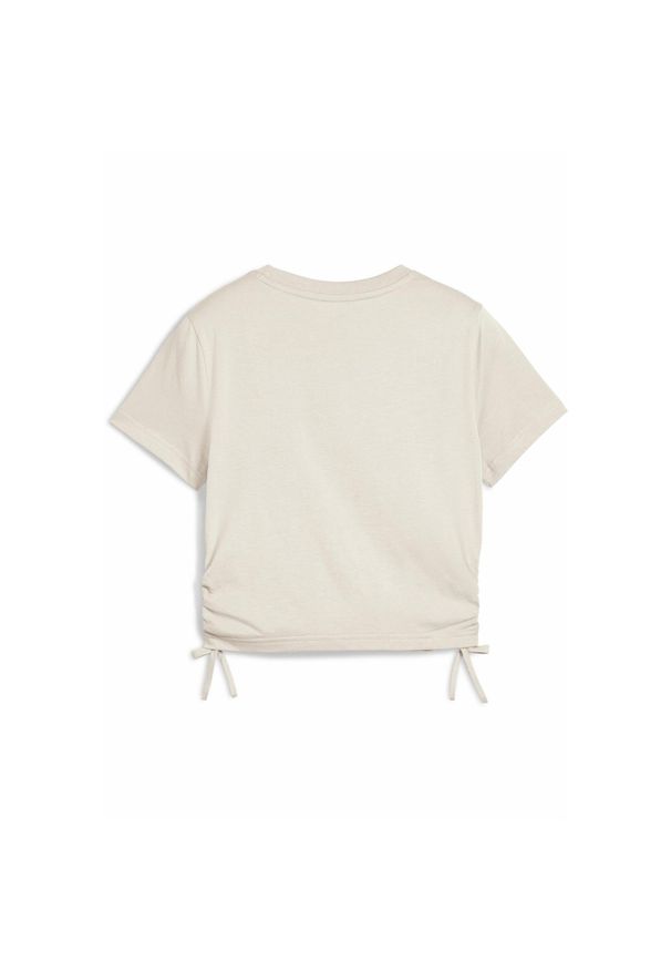 Koszulka Puma Flaming Love Knotted Tee T-Shirt G Dzieci. Kolor: biały, wielokolorowy, beżowy