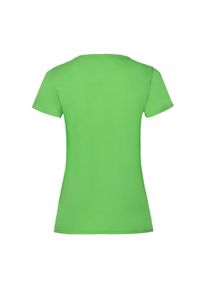 FRUIT OF THE LOOM - Koszulka Damska Valueweight. Kolor: żółty, wielokolorowy, zielony