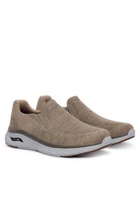 skechers - Skechers Sneakersy 205345/TPE Beżowy. Kolor: beżowy. Materiał: materiał #6