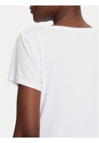 Liu Jo Beachwear T-Shirt VA5156 JS360 Biały Regular Fit. Kolor: biały. Materiał: wiskoza #3
