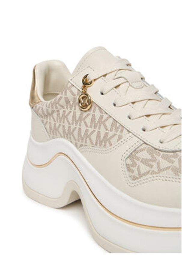 MICHAEL Michael Kors Sneakersy Arla 43F5ARFS2L Beżowy. Kolor: beżowy. Materiał: skóra