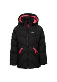 TRESPASS - Kurtka Ocieplana Dziecięca Annah. Kolor: czarny. Materiał: puch. Styl: sportowy