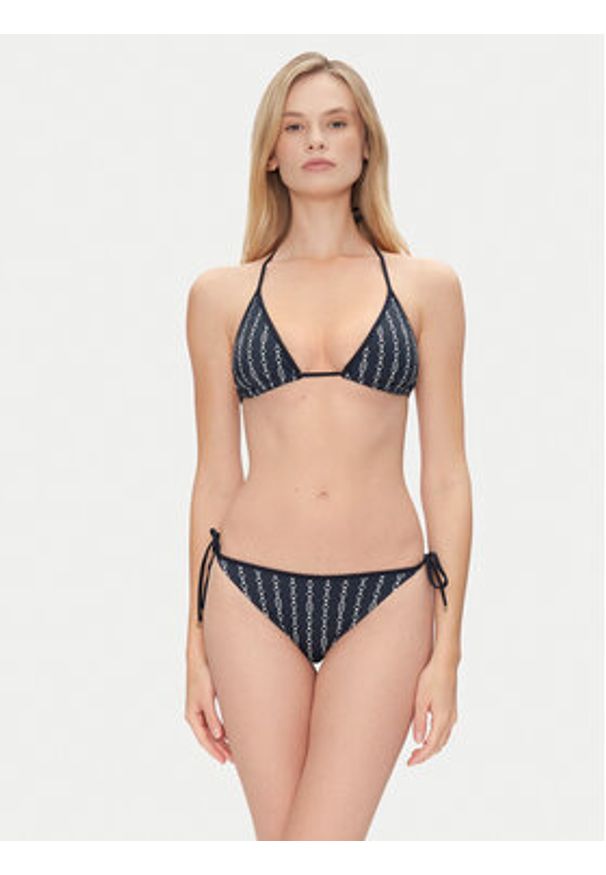 TOMMY HILFIGER - Tommy Hilfiger Góra od bikini UW0UW05314 Granatowy. Kolor: niebieski. Materiał: syntetyk