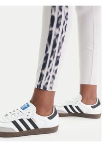 Adidas - adidas Legginsy Seasonal Essentials Leopard Print KC3883 Fioletowy Slim Fit. Kolor: fioletowy. Materiał: bawełna. Wzór: nadruk #6