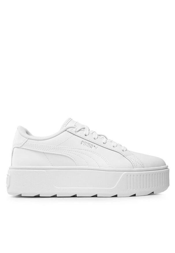 Puma Sneakersy Karmen L 384615 01 Biały. Kolor: biały. Materiał: skóra