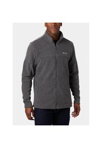 columbia - Sweter Męski Columbia Basin Trail III. Kolor: szary. Materiał: polar. Sezon: zima, jesień, wiosna. Sport: turystyka piesza #1