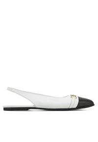 TwinSet - TWINSET Baleriny 251GCJ026 Biały. Kolor: biały. Materiał: skóra #1