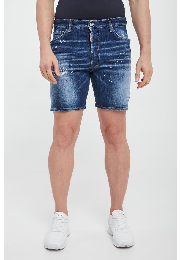 Szorty męskie jeansowe Marine Short DSQUARED2. Materiał: jeans. Styl: marine
