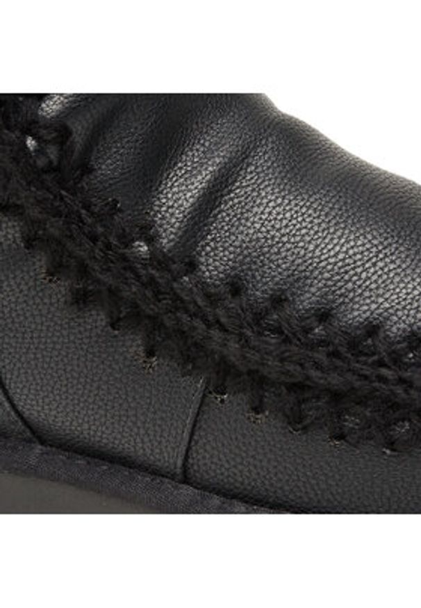 Jenny Fairy Śniegowce WS050101-02 Czarny. Kolor: czarny. Materiał: skóra