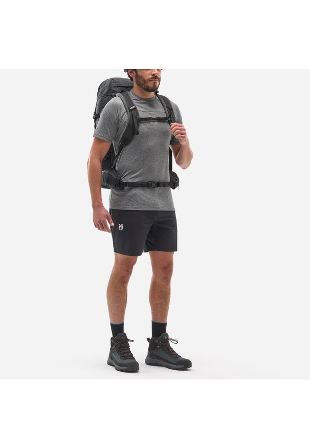 Spodenki trekkingowe męskie Millet Ubic Short M regular fit. Kolor: czarny. Sport: turystyka piesza, wspinaczka
