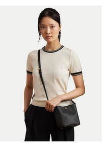 Lauren Ralph Lauren - LAUREN RALPH LAUREN Torebka 431969365001 Czarny. Kolor: czarny. Materiał: skórzane #6