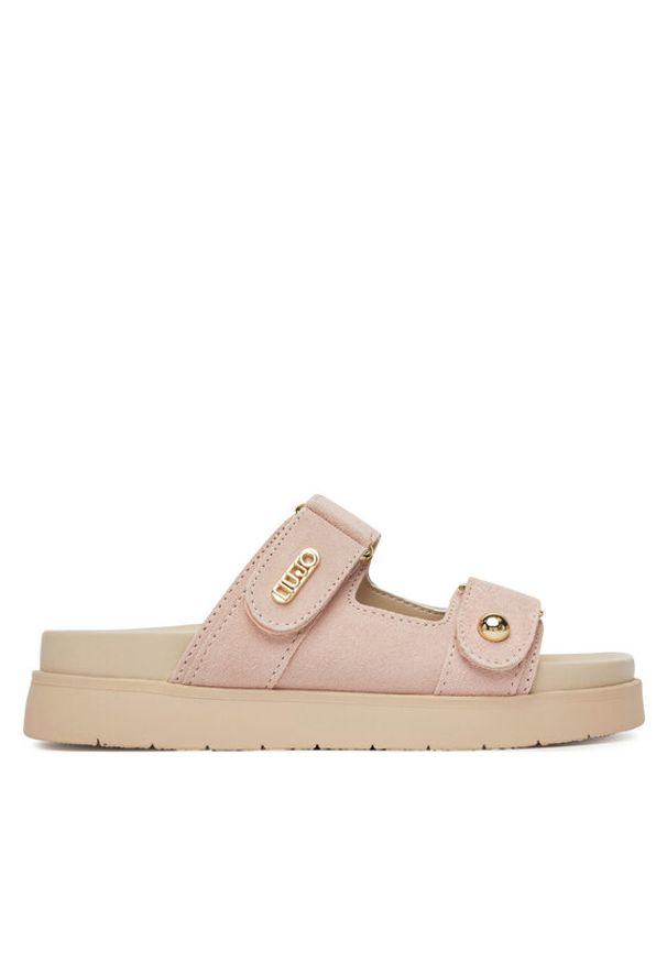 Liu Jo Klapki Penny 902 4A5709 PX002 Różowy. Kolor: różowy. Materiał: skóra, zamsz