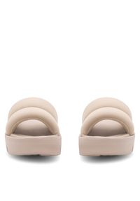Reebok Klapki Cardi Slide HP2216 Beżowy. Kolor: beżowy. Materiał: skóra #4
