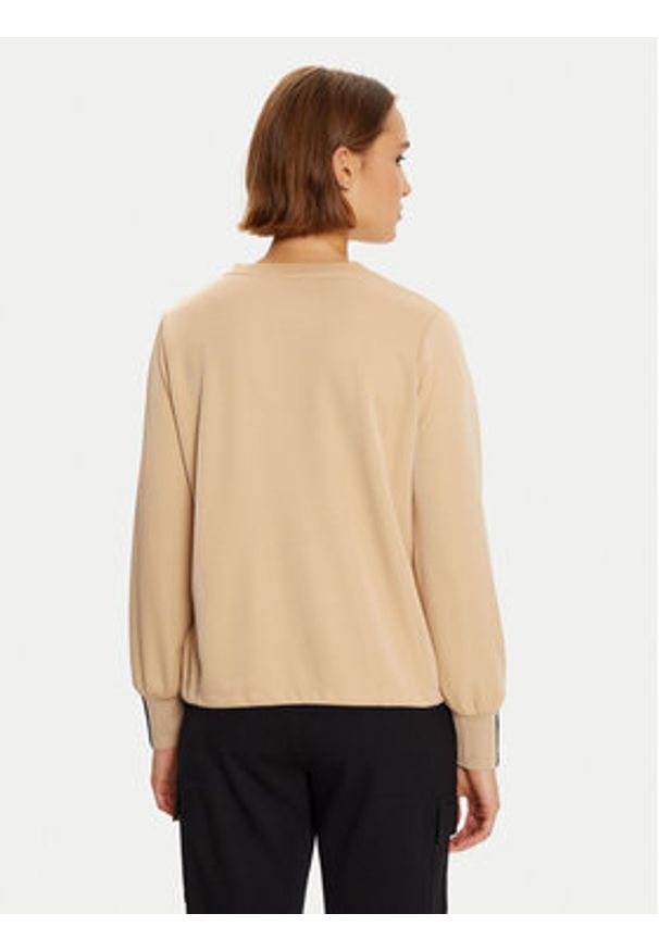 Liu Jo Sport Bluza TF4257 J4751 Beżowy Regular Fit. Kolor: beżowy. Materiał: syntetyk. Styl: sportowy